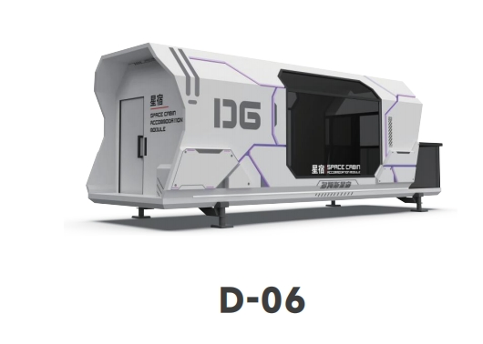 D6 China Factory Hot Sale Mobile Portable Movable Cabin Hotel Container Home Space Capsule House for Glamping Travelling Resorts
