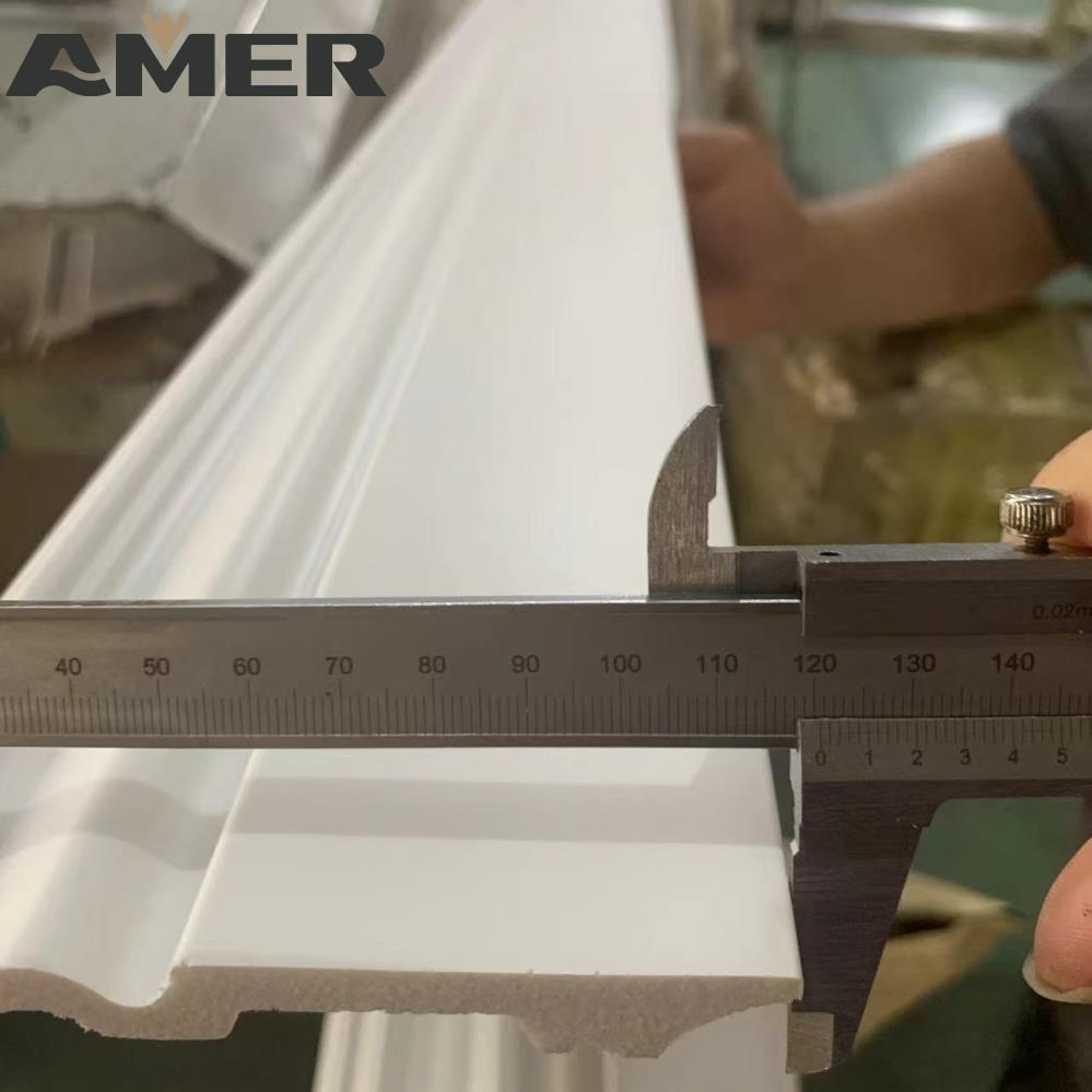 Light Weight Plastic Baseboard Borderline Skirting Board PS Polystyrene Mould