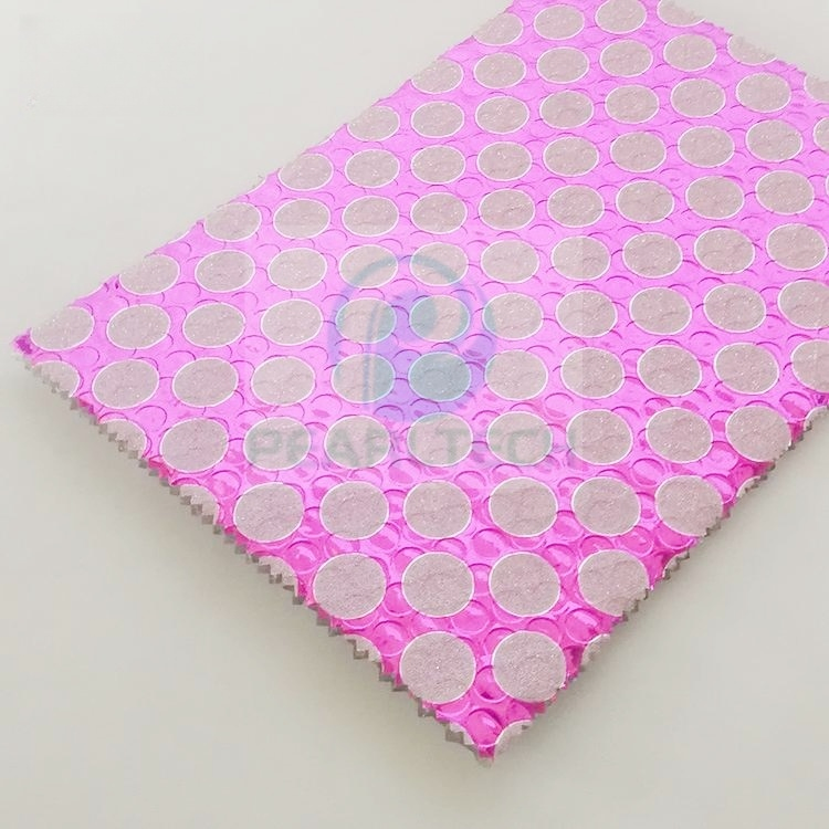 Munufacturer Customised Pink Holographic Film Coated Bubble as Vehicle Heat Insulation Sun Block Materials
