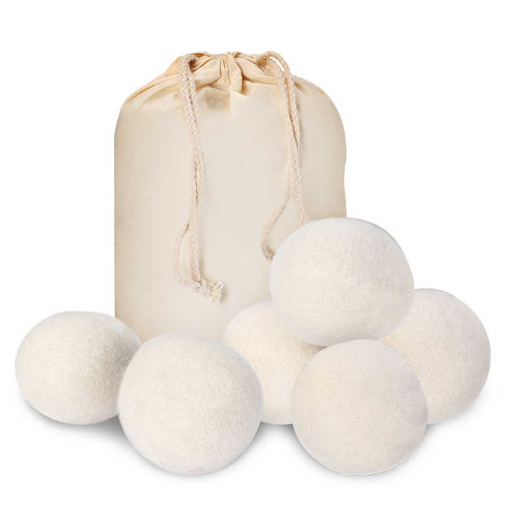 New Zealand Wool Dryer Balls Organic Handmade Balls for Laundry Clothes Softner