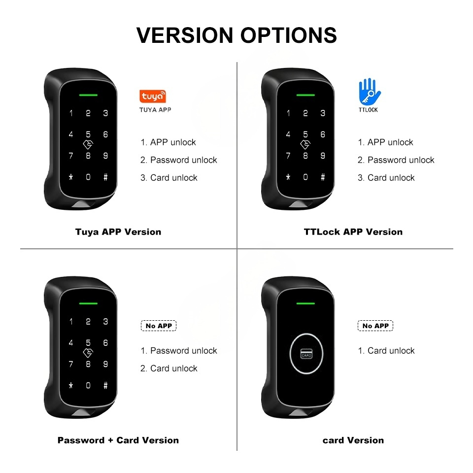 OEM Ttlock APP Smart Cabinet Lock with Password Fingerprint Function