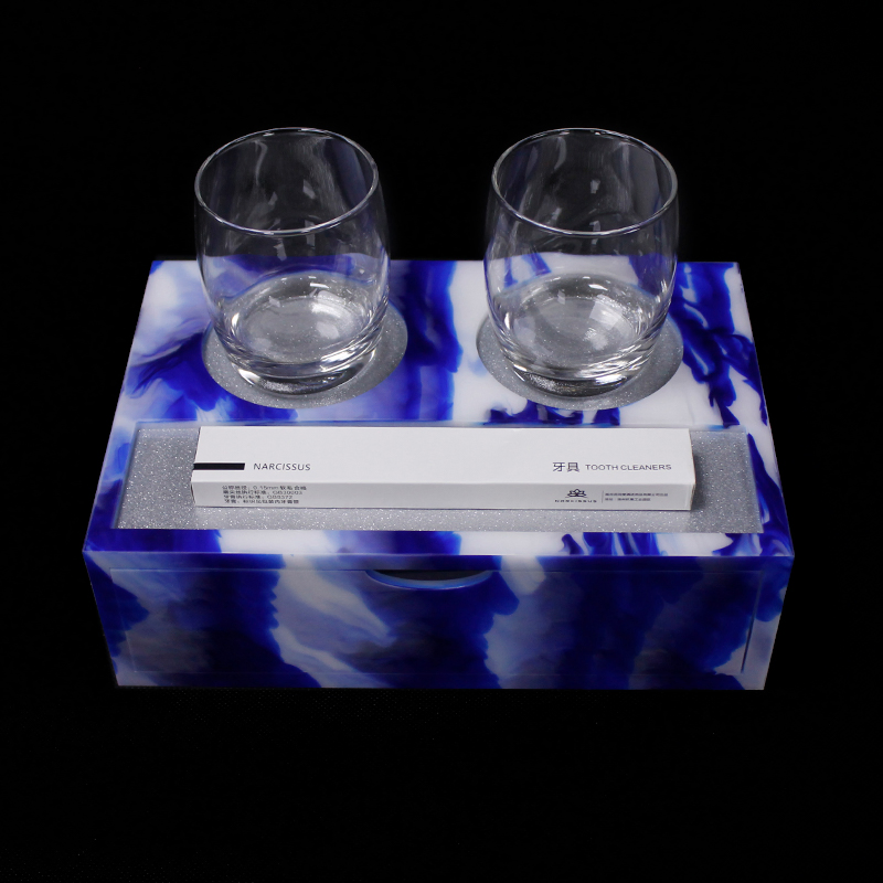 Hotel Inn Washing Room Toothpaste Toothbrush Combing High-Grade Plexiglass Acrylic Amenities Box