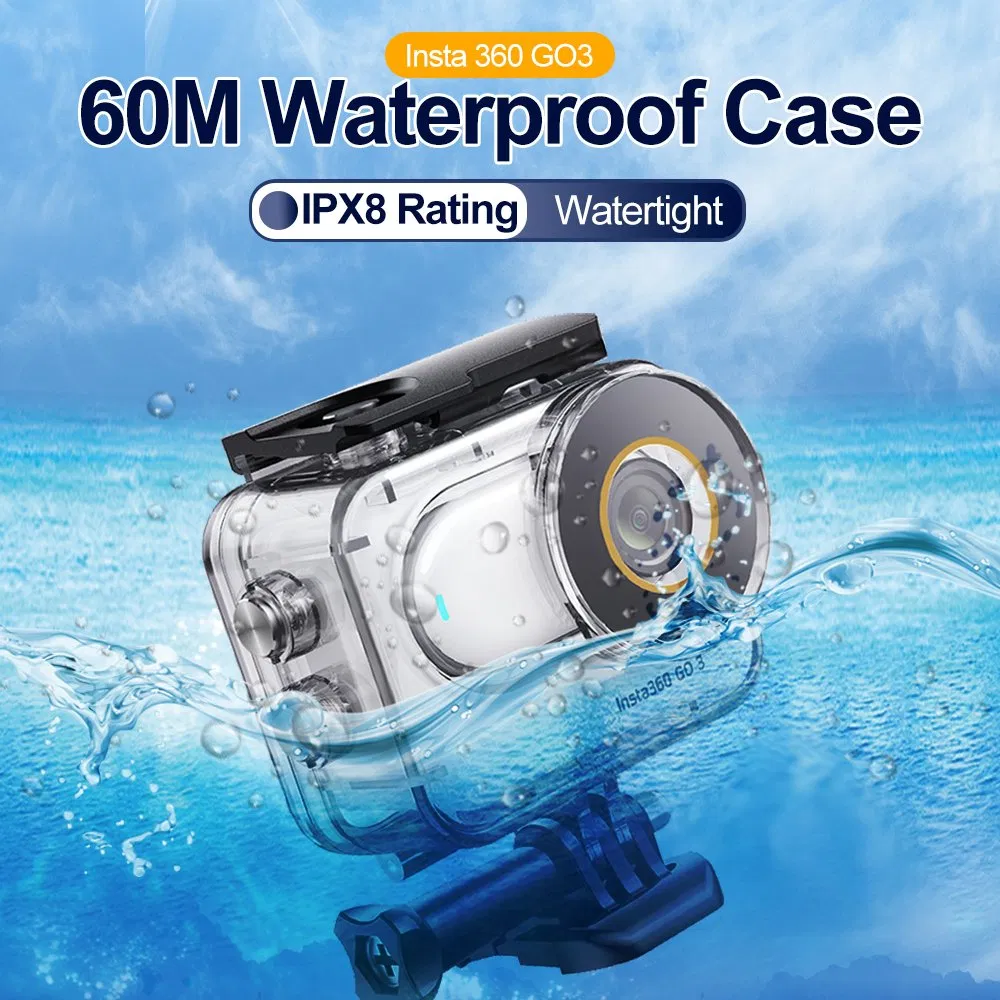 Wunderwater Waterproof Housing Case for Insta 360 Go3 Diving Protective Case
