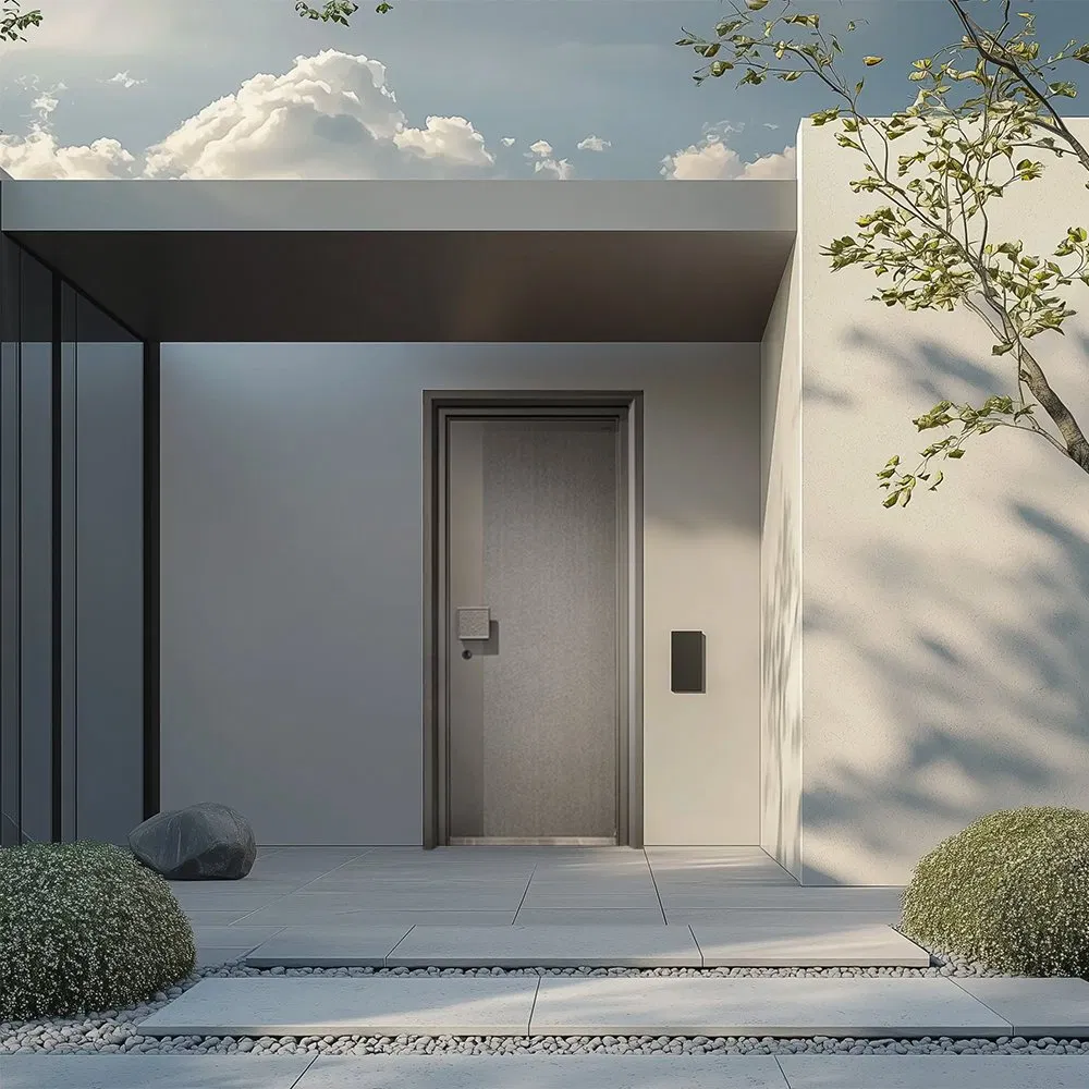 Best Design Modern Metallic External Entry Entrance Door for Villa Houses