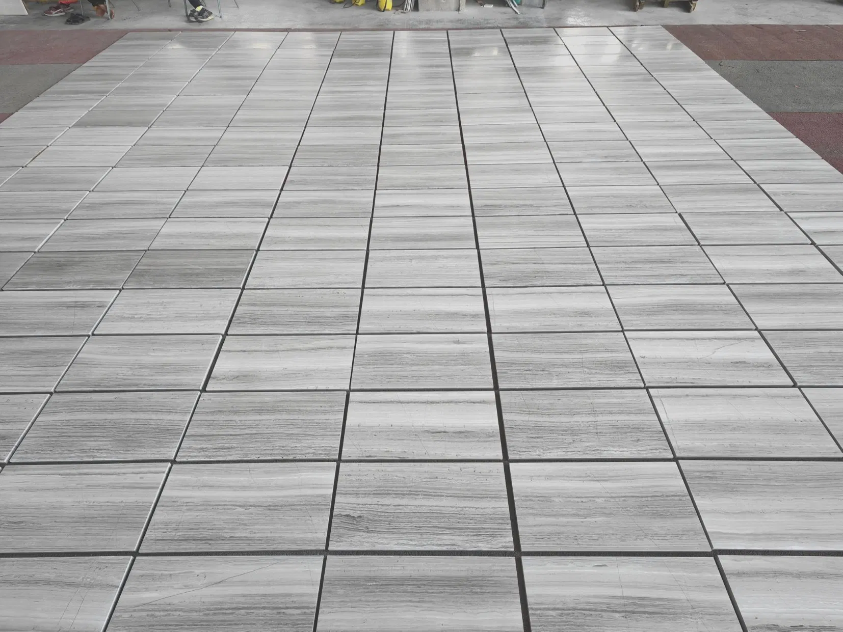 Natural Stone Marble Grey Wood Marble Decoration Material for Wall Cladding