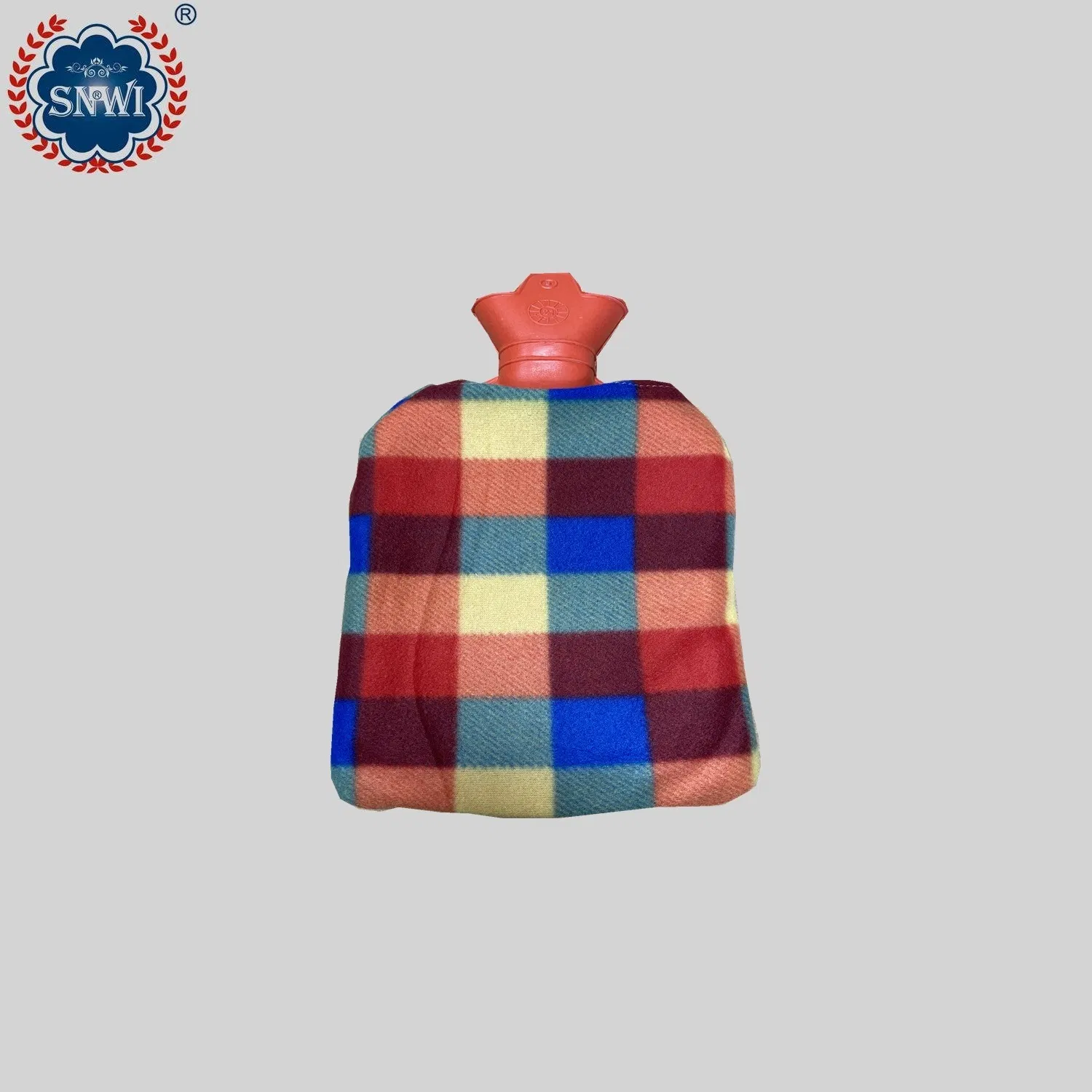 Wholesale High Quality Mini Rubber Hot Water Bottle Bag with Fleece Cover