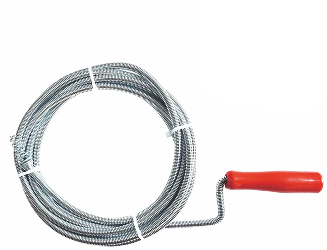 Ручной трос для прочистки канализации с винтовым наконечником