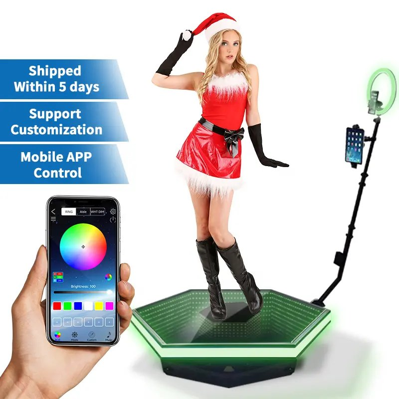 Фотобудка 360 для свадьбы с автоматическим вращением iPad