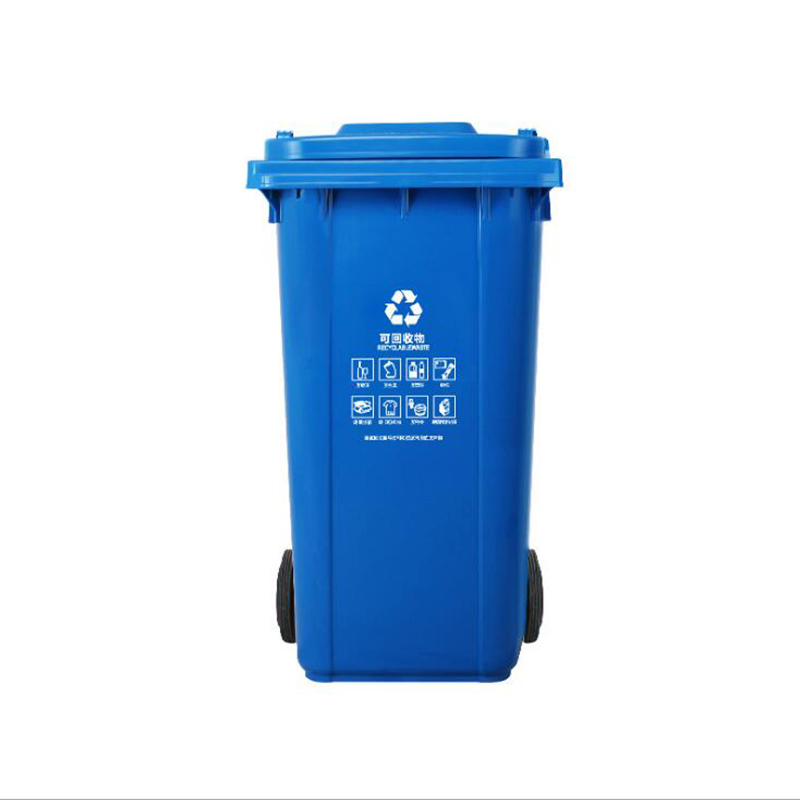Outdoor Dustbin of 120 Liter Street Plastic HDPE Dustbin and Garbage Cans for 120 Liters