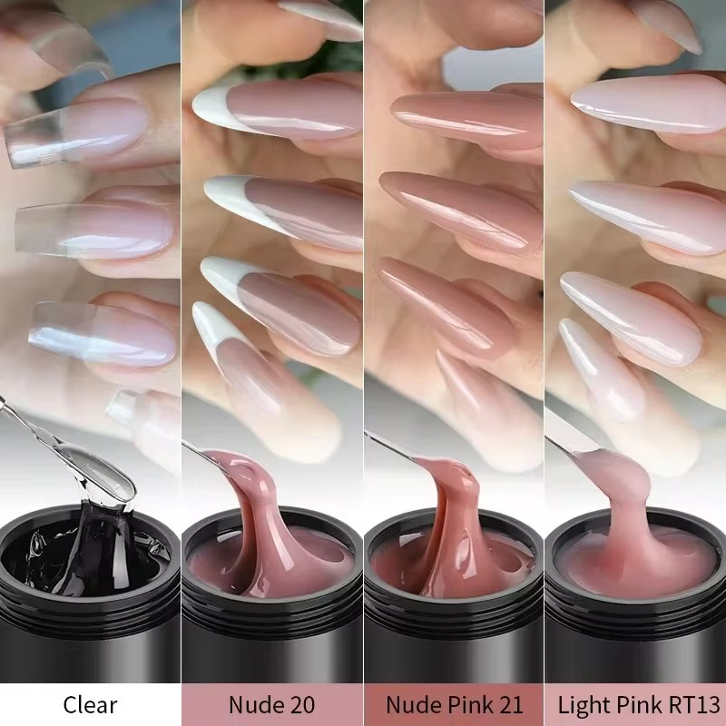Premium Soak-off LED/UV Nail Gel for Effortless Extensions