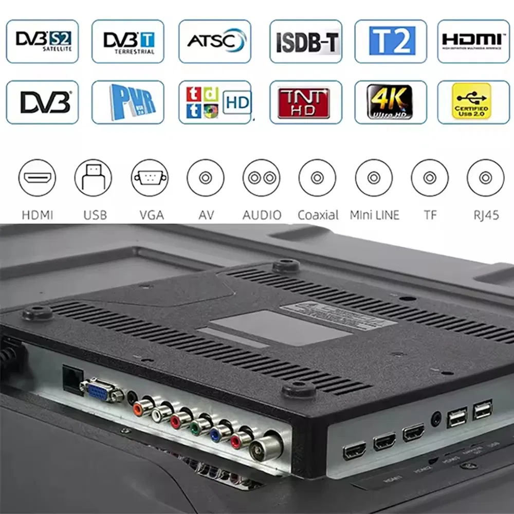 55-дюймовый 4K UHD Android Smart TV без рамки