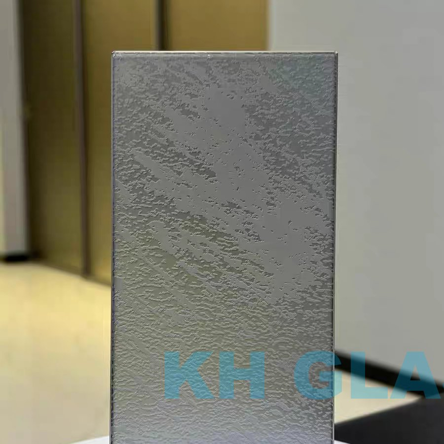 4mm-12mm Gradient Acid Etched Glass for Stylish Partition Solutions