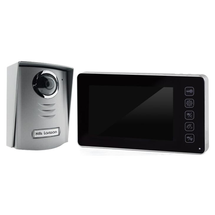 Lenon Video Doorphone for Villa 7" Touch Button Entry System