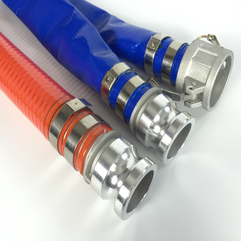 PVC Layflat Discharge Hose 2 3 4 6 8 10 12 16 Inch for Water Agriculture Irrigation Pool Backwash Lay Flat Pipe