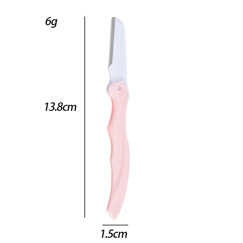 Grooming Shaping Trimming Beauty Hair Removal Folding Eyebrow Razor Kit for Women