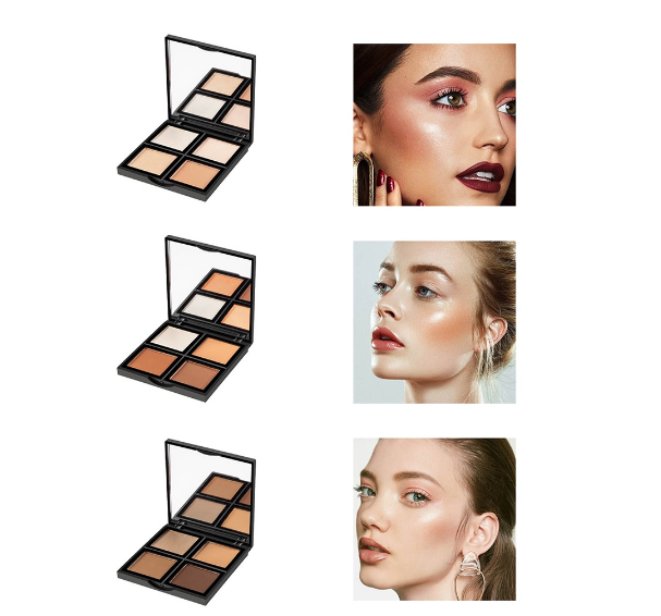 Top Selling 4 Colors High Quality Shimmer Eye Shadow Palette