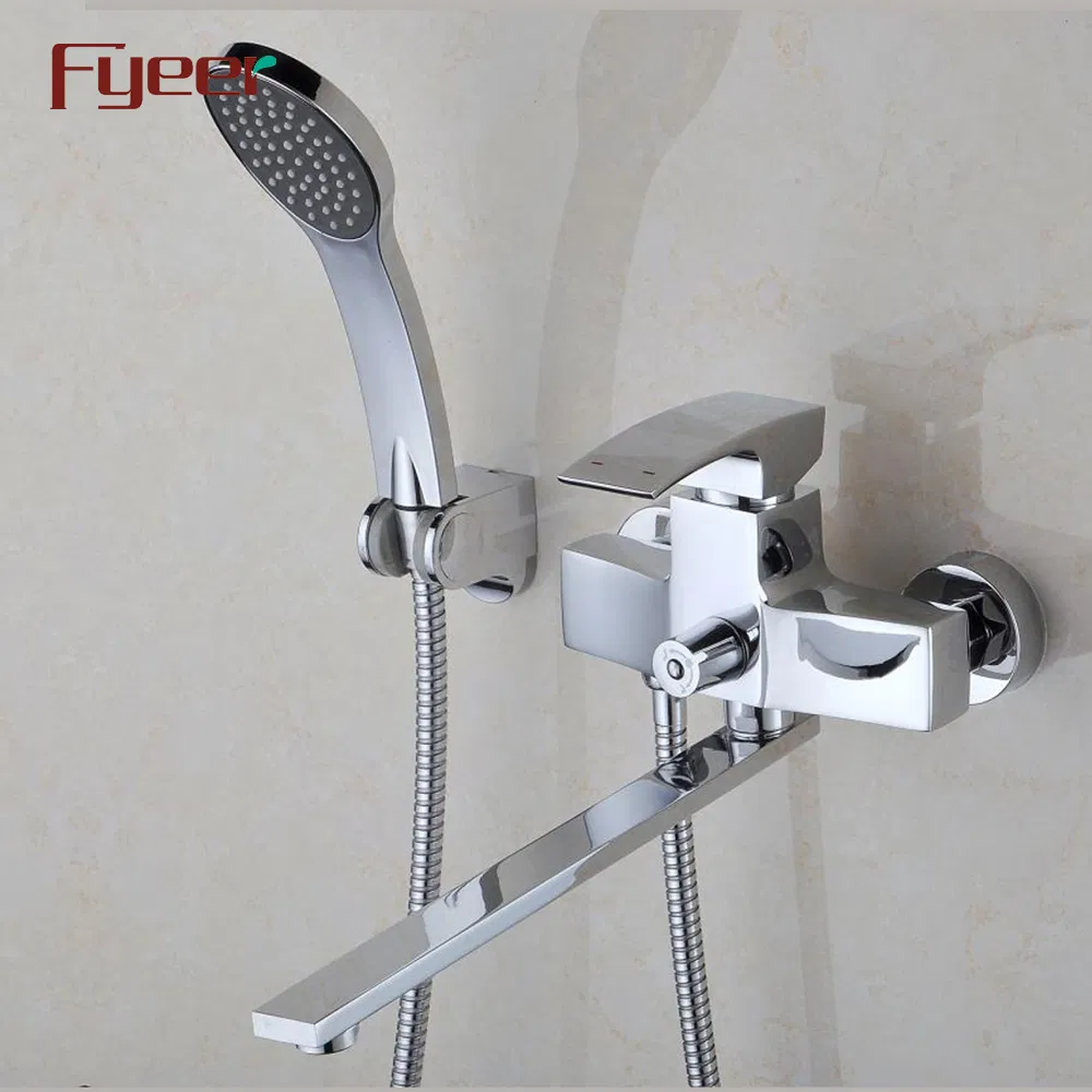 Смеситель для ванны Fyeer Long Spout с эффектом водопада