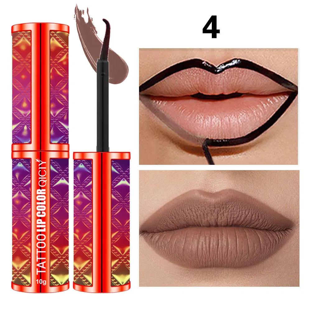 Makeup Factory 10g 4-Color Tear-off Lip Gloss Lip Liner