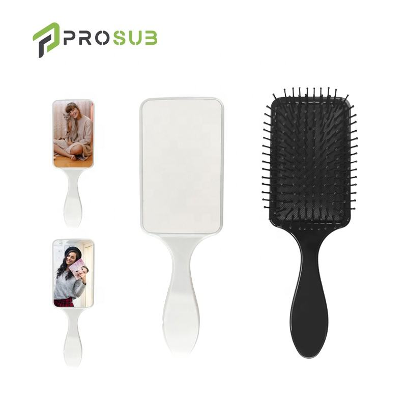 Prosub Dly Sublimation Hair Brush Custom Logo Blank with Air Cushion Massage Sublimation Hair Brushes Comb