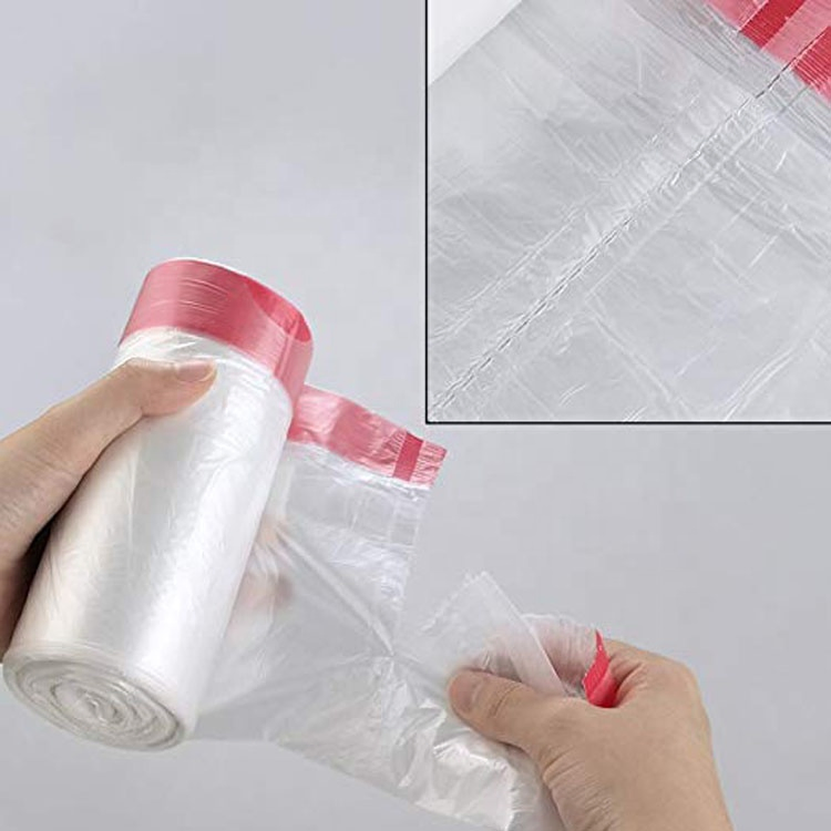China Wholesale Biodegradable Rubbish Drawstring Bag Pbat+PLA+Corn Starch