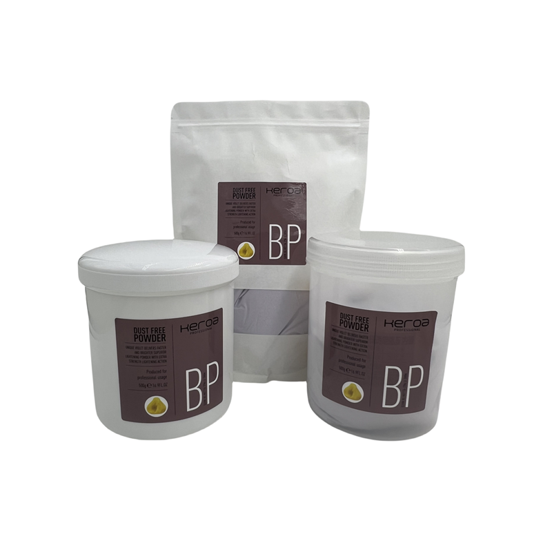 Wholesale 500g Keroa Series Ammonia Free Organic Blue 9+ Bleach Powder