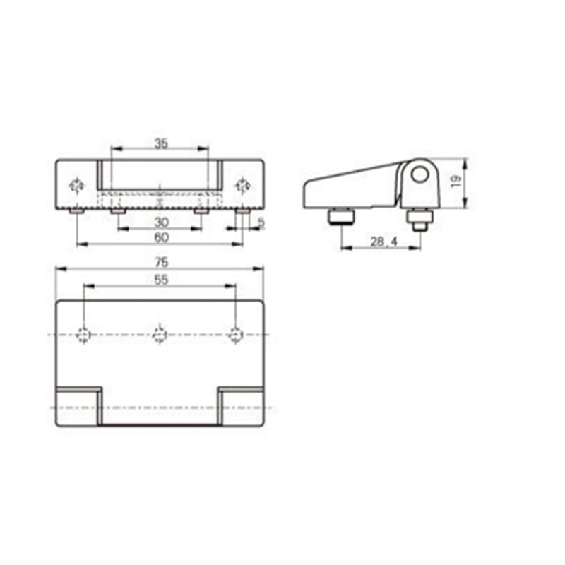 High Quality Aluminum Casement Door and Window Without Groove Hinge