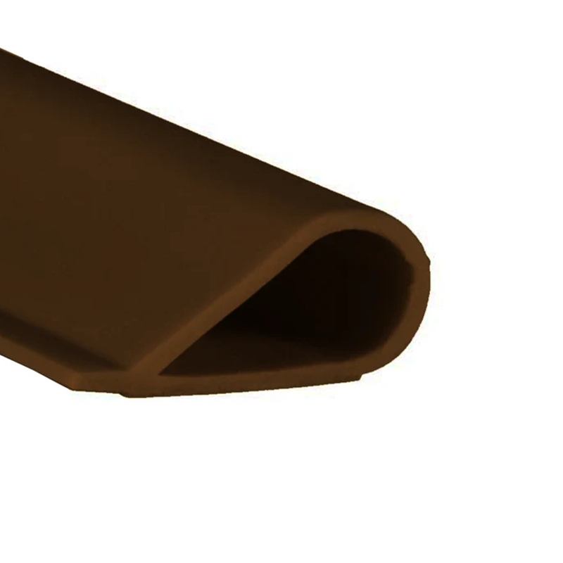 Self Adhesive Teardrop Shape Acoustic Fire and Smoke Silicone Rubber Seals Gasket