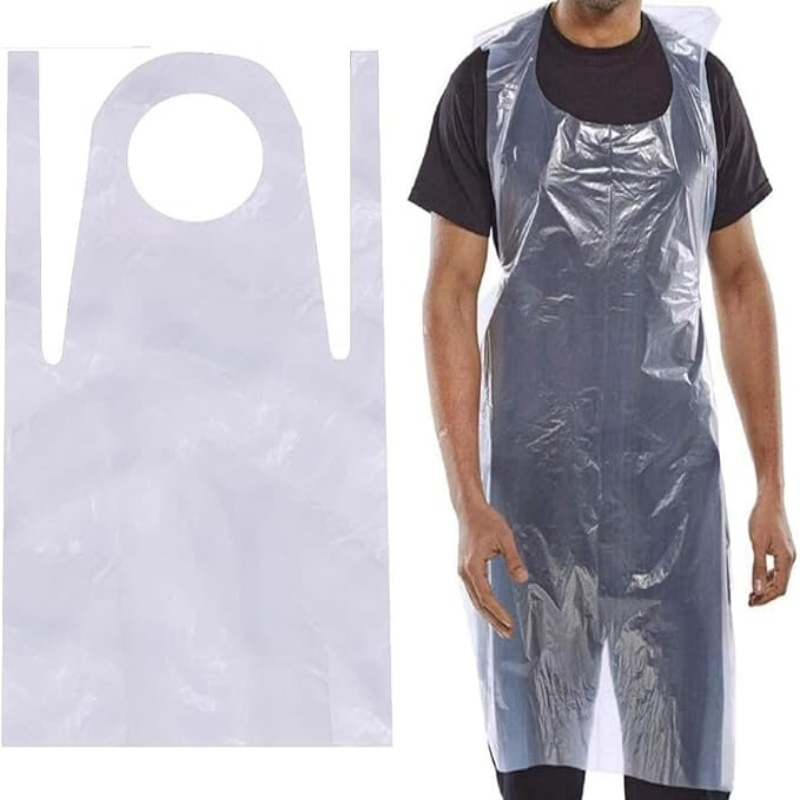 Waterproof Individually Packaged Plastic Disposable Aprons for Painting Cooking Housework Picnic