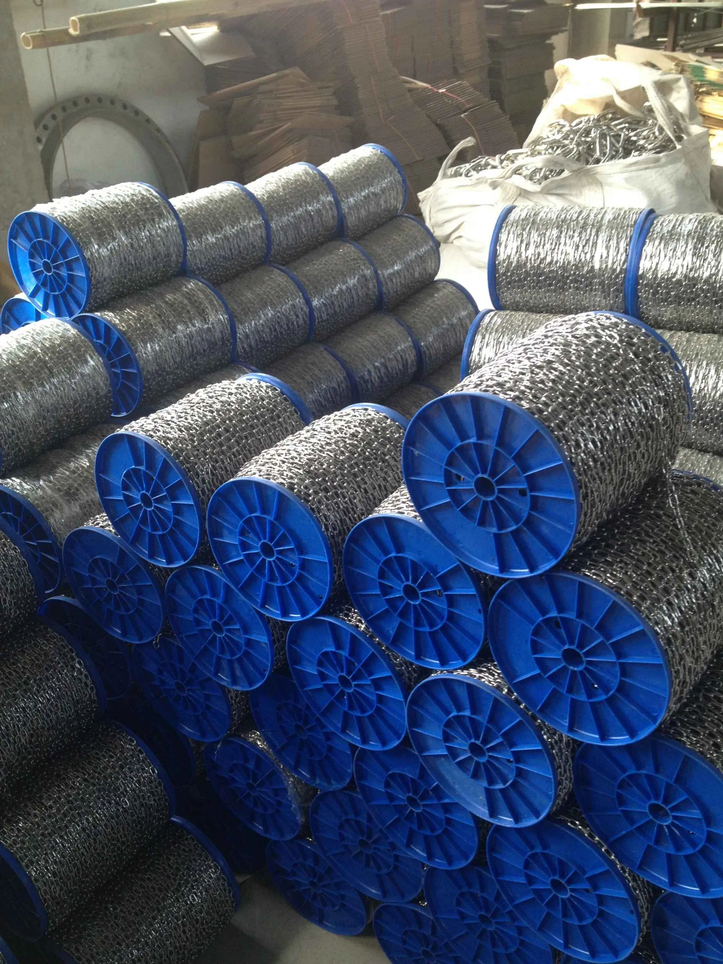 Прямая короткозвенная цепь AISI 304 в катушке