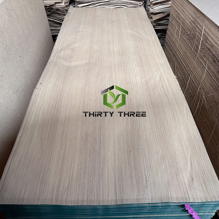 Best Price Recon Poplar Veneer Wood Veneer for India Market with Good Quality