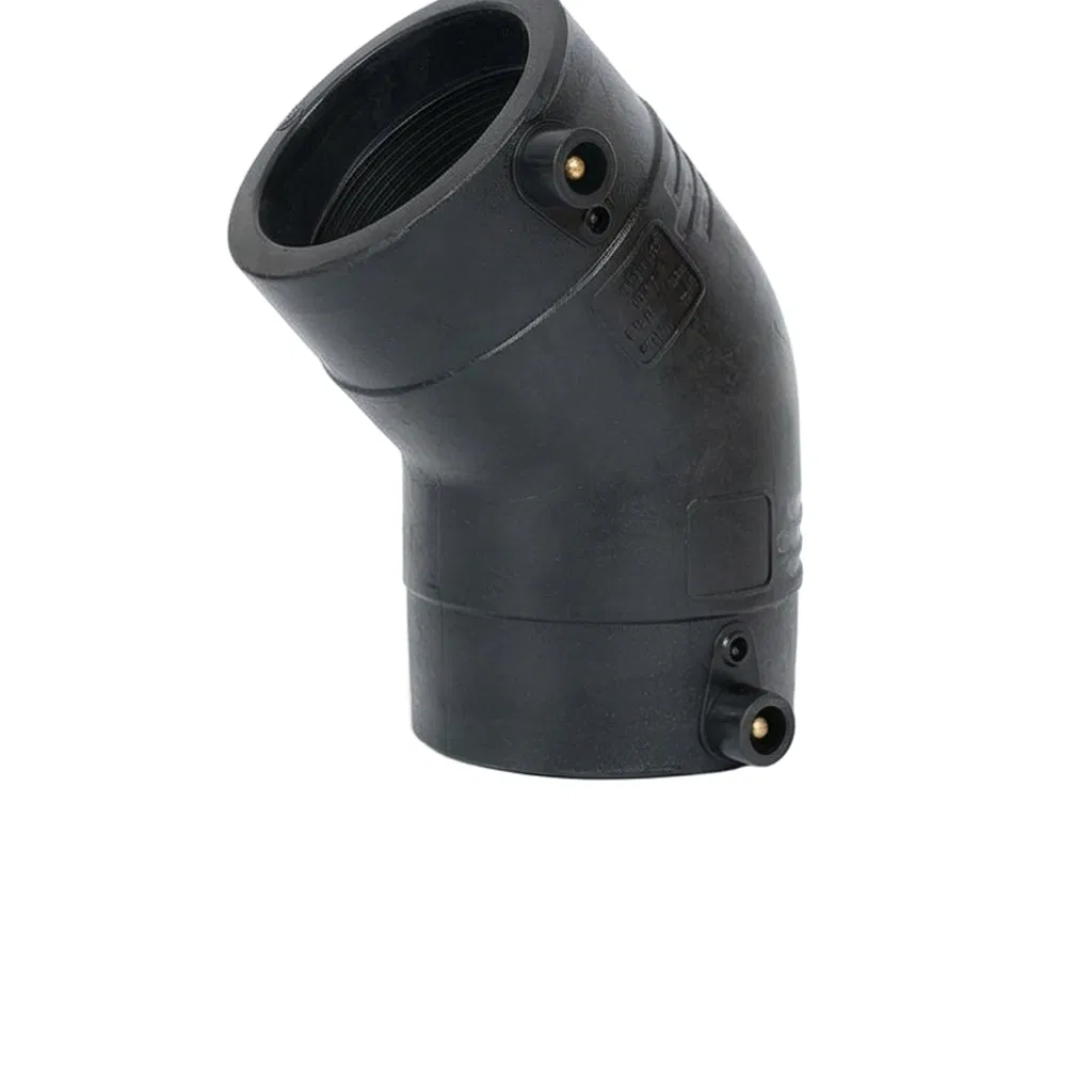 PE Pipe Fitting HDPE Pipe Fitting Electrofusion Elbow 45° 315mm