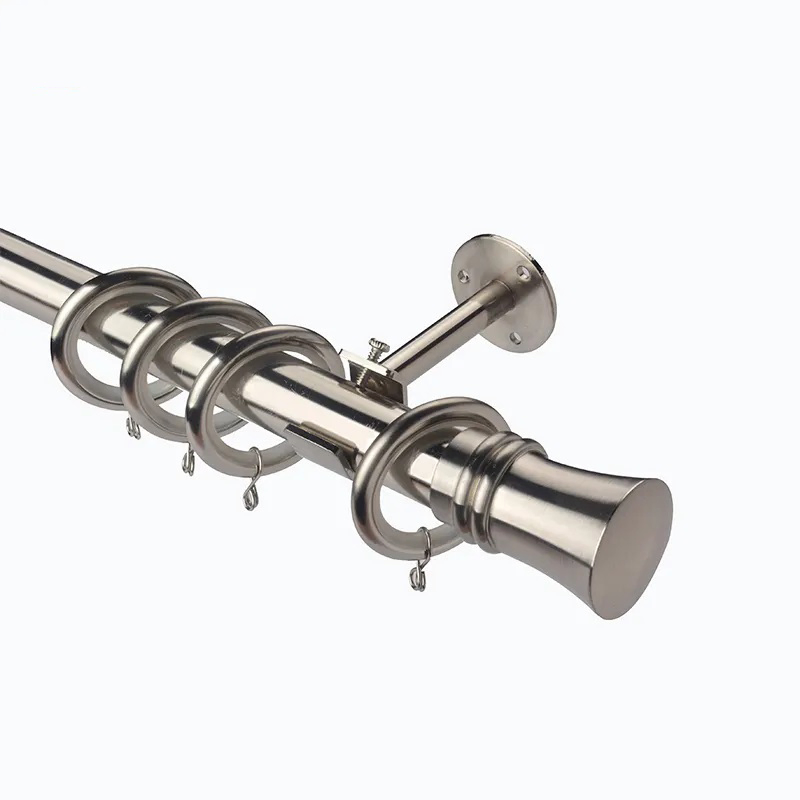 Price Modern Solid Color Single Curtain Rod Set/Decoration Ball Single Telescoping Drapery Rod Set/Curtain Pole