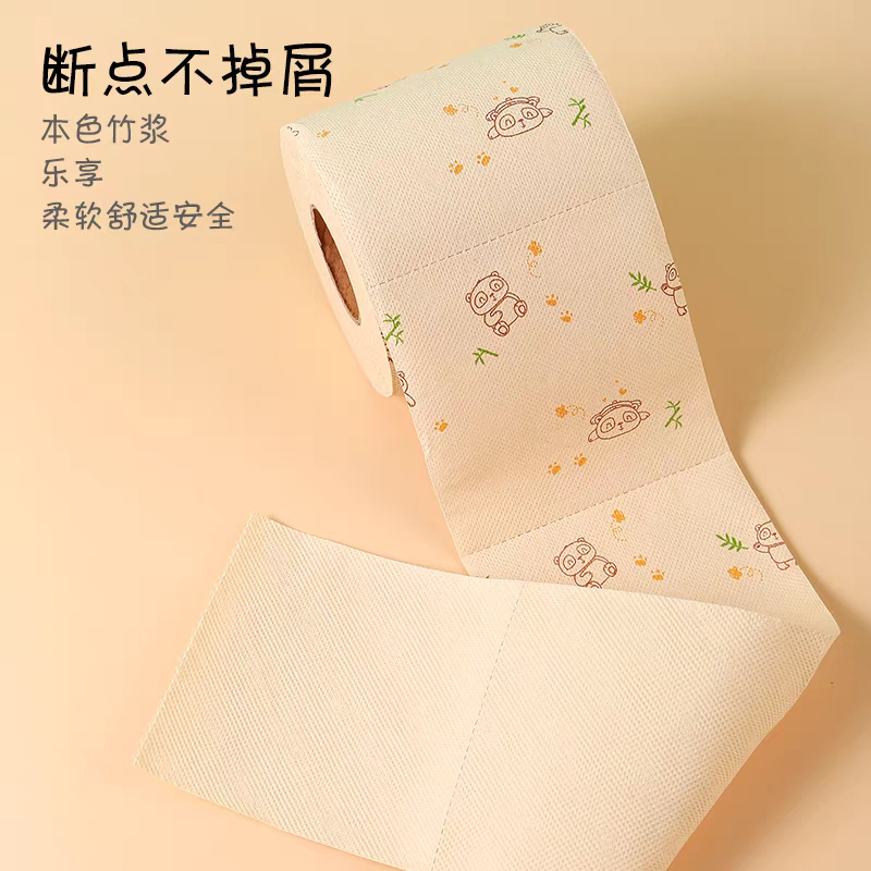 Mexico Toilet Paper Customized Thinner Wrapper Paper Tissue Sanitary Toilet Paper Bamboo Roll