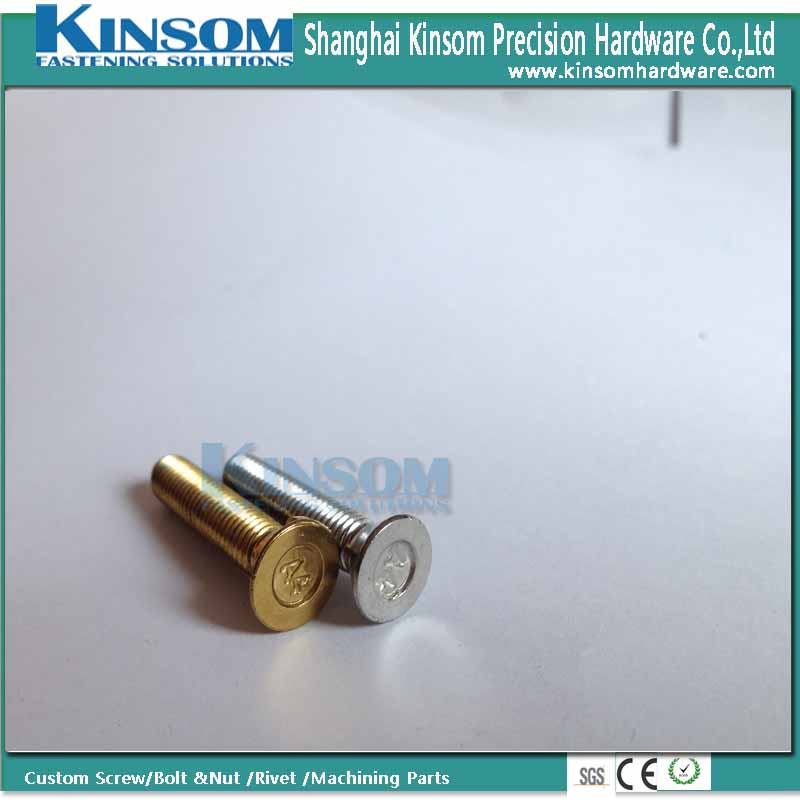 Ss 316 Countersunk Head Cooper Nickel Coating Machine Screw for Expansion Bolt and Nut