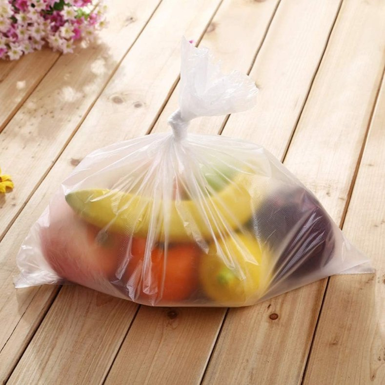 Premium Food Grade Transparent Plastic Food Bags for Kitchen and Household