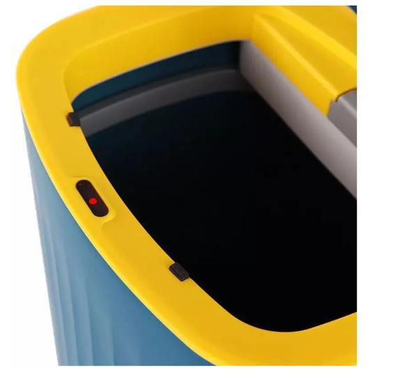 Умная сенсорная урна для кухни овальная