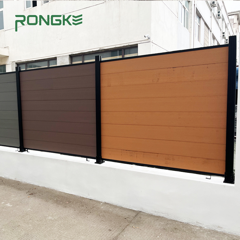 High Quality Colorful Outdoor Garden Multi-Style Wood Plastic Composite WPC Privacy Fence