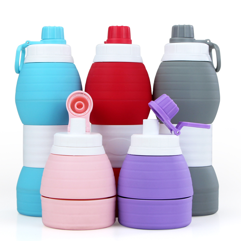 Silicone Collapsible Coffee Cup Portable Silicone Folding Camping Cup for Gym Outdoor Travel