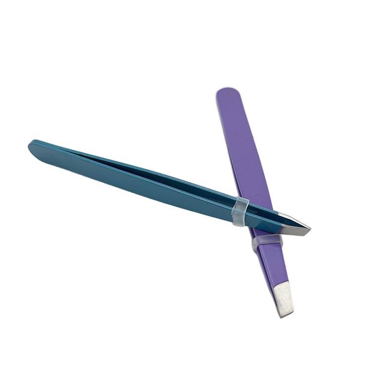 Professional Precision Facial Hair Remover Slanted Stainless Steel Eyebrow Tweezer