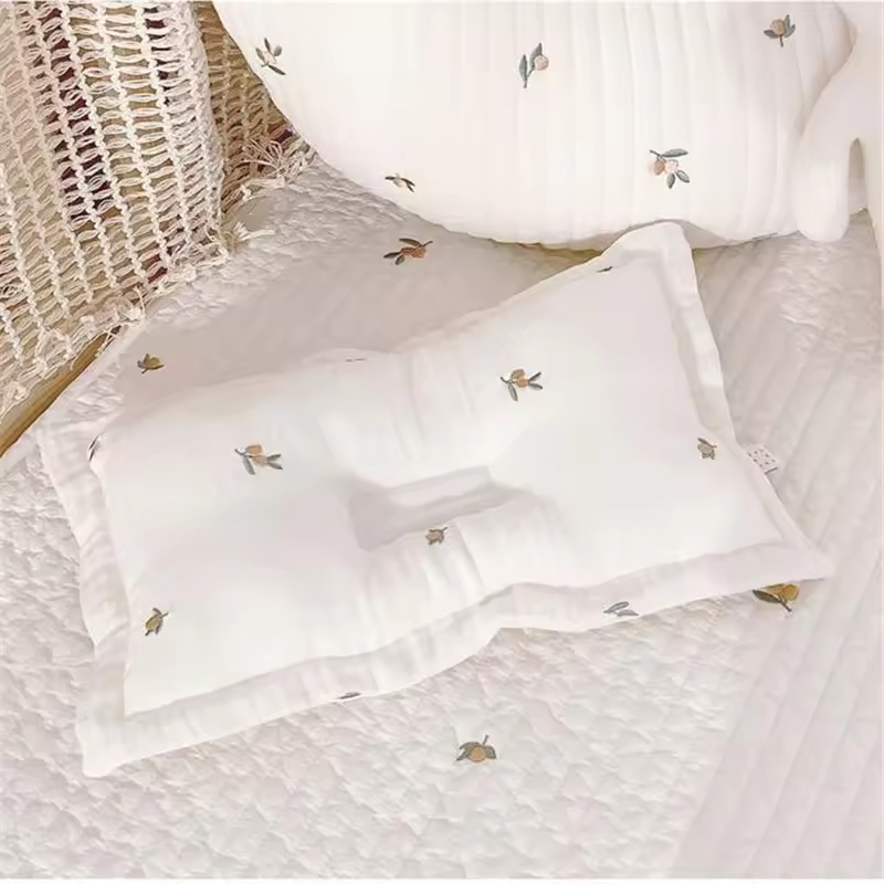 Kids Pillow with Cotton Soft Baby Pillows for Newborn Sleeping