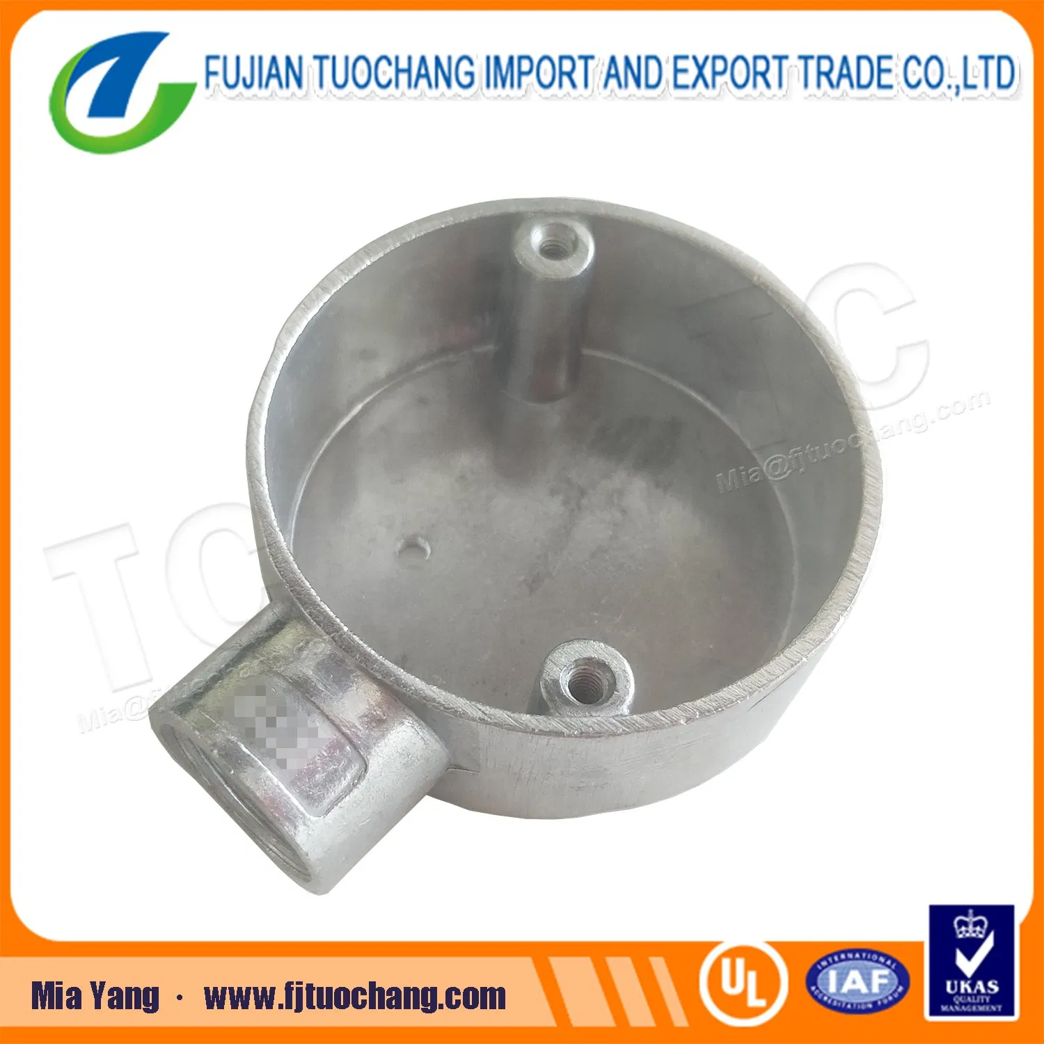Termal Type Forged Electrical Conduit Fittings Circul Box
