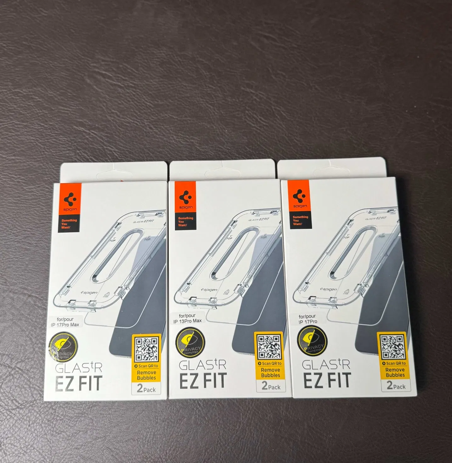 Spigen Tempered Glass Ez Fit Anti Fingerprint Tempered Glass Film for iPhone Air 17 PRO Max