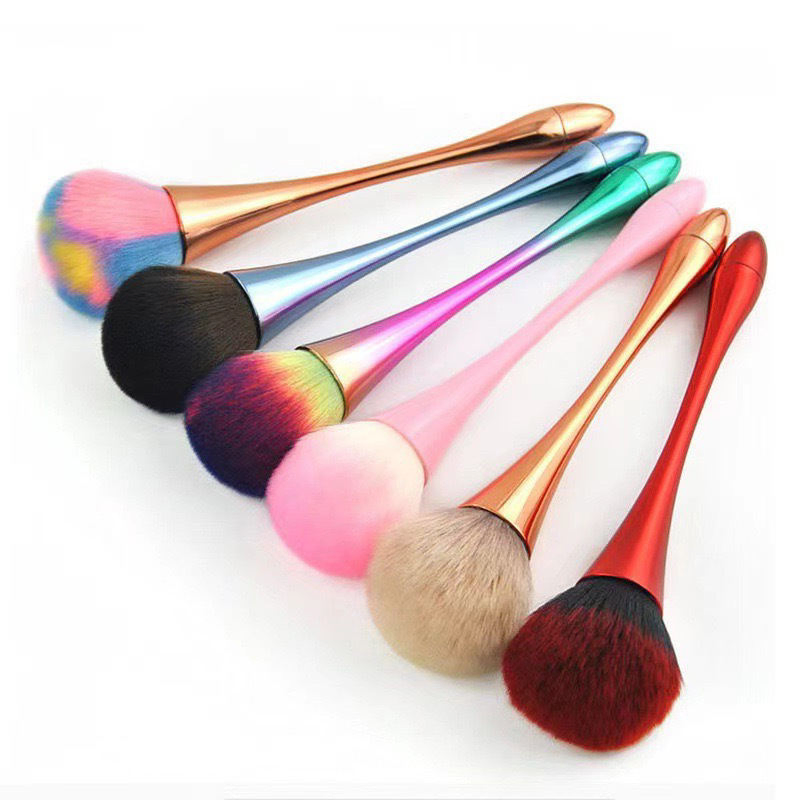 Professional Large Nylon Makeup Nail Dust Blush Beauty Tool Cleaning Brush