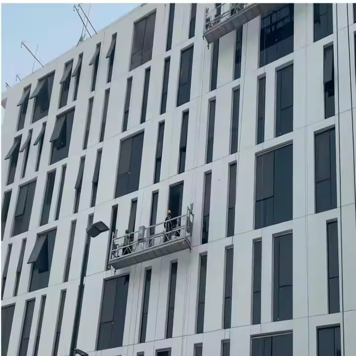 Heavy-Duty Galvanized Electric Rope Work Platform for Construction