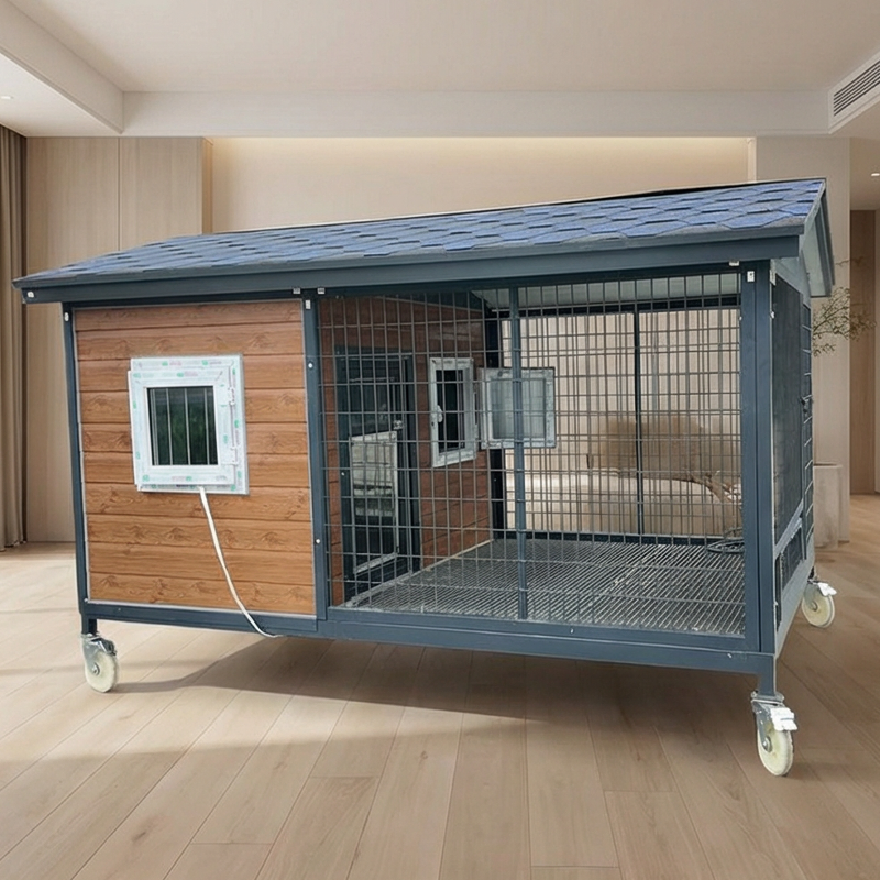Zd New Pet Wooden Box Style Dog Cat House
