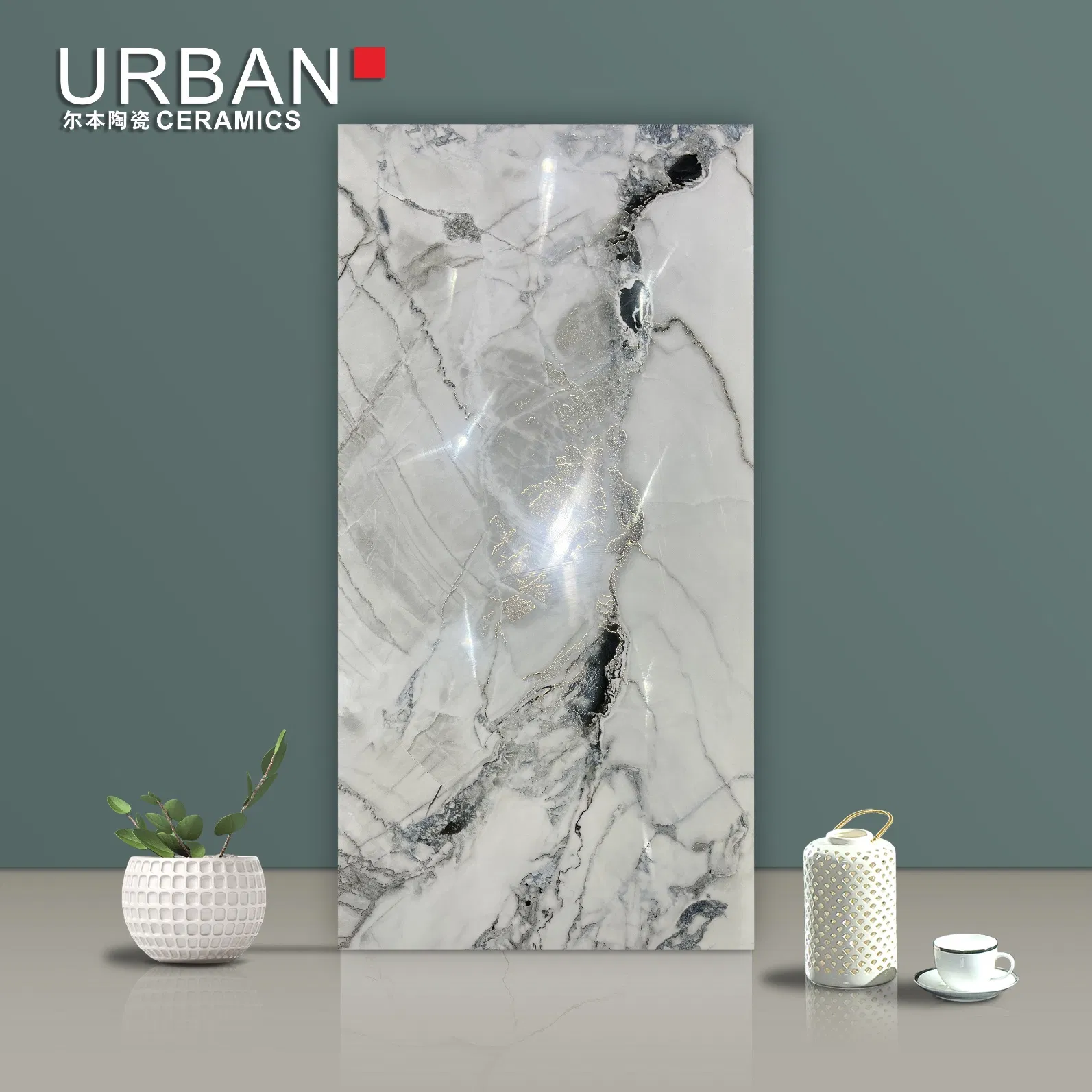 Best Quality Gilter Golden DOT K Line 600*1200mm Glazed Polished Porcelain Floor Tile