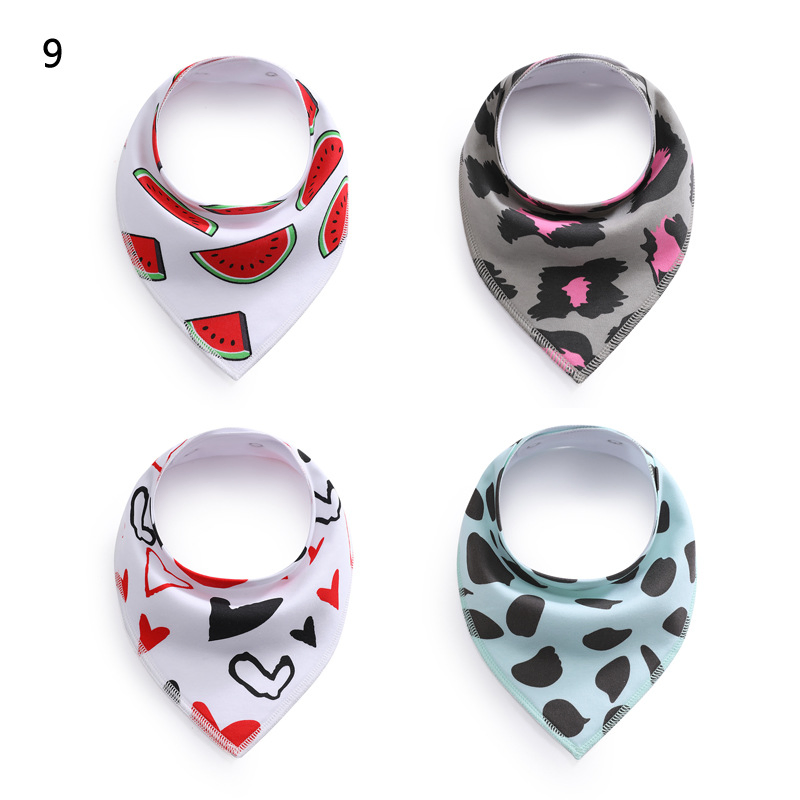 0144 Saliva Towel Baby Bib Fleece Cotton Triangle Towel Spring and Autumn