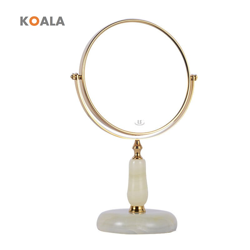 Smart Round Bathroom Mirror with 360-Degree Rotation Feature