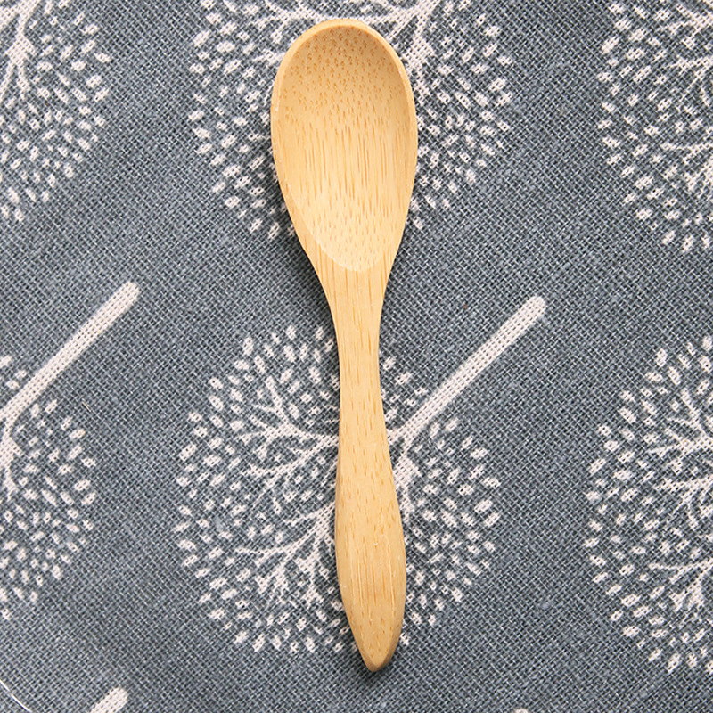 OEM Custom Durable Eco-Friendly Health Small Bamboo Ice Cream Mini Coffee Spoon Bamboo Scoop