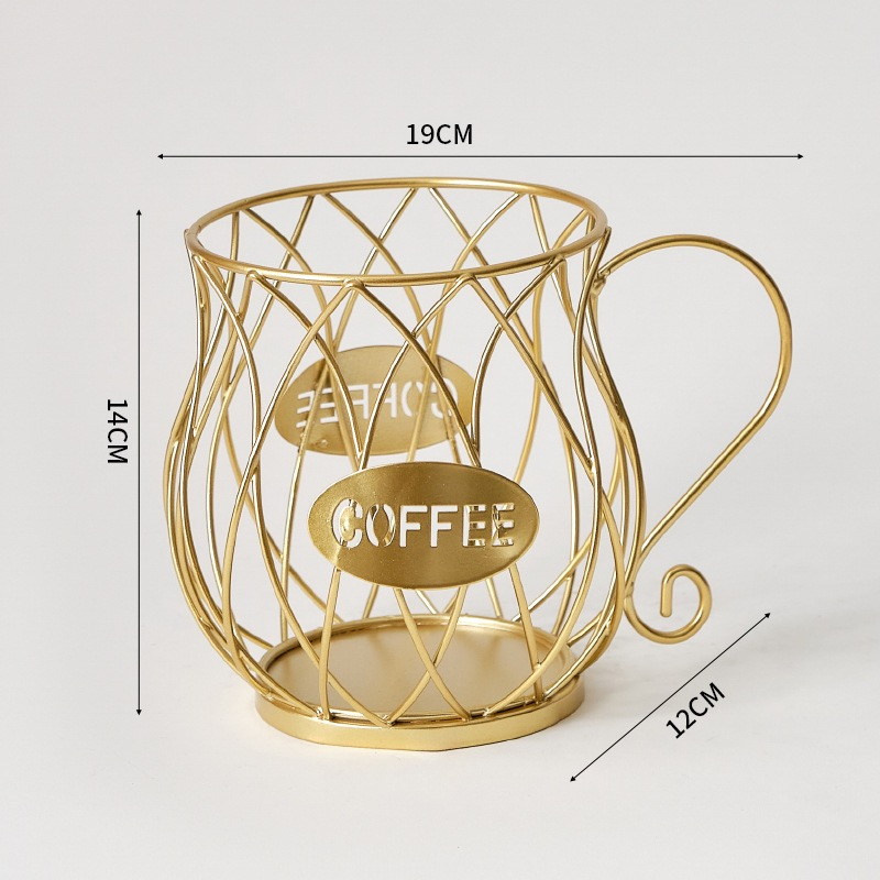 Elegant Coffee Capsule Organizer Rack for Home and Office Use